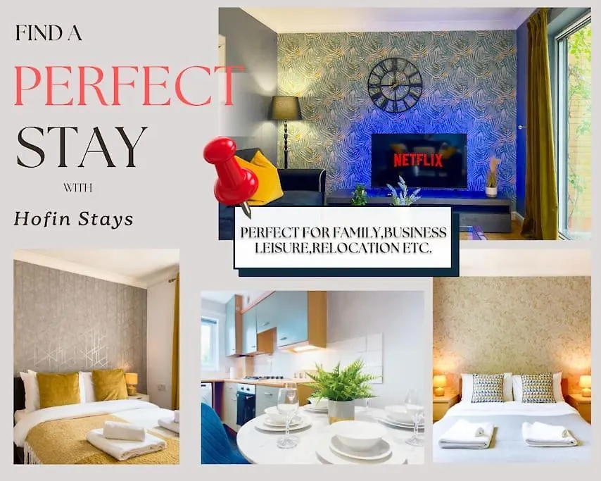Last-Minute Reserve L Modern 2 Double Bed Apartment For 5 Guests L Hofin Stays Short Lets & Serviced Accommodation Лондон